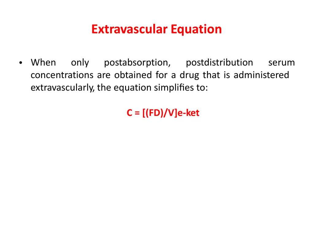 extravascular equation 5