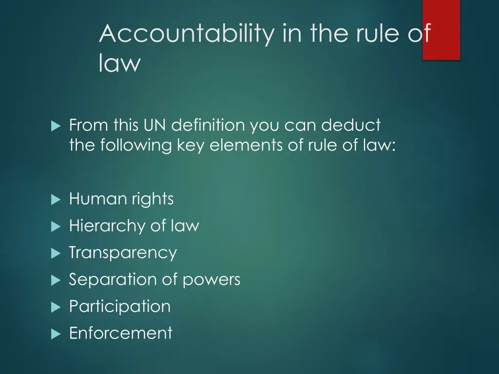 accountability in the rule of law 1