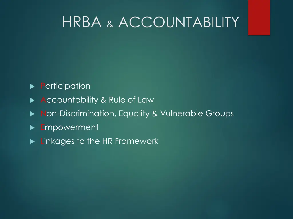 hrba accountability