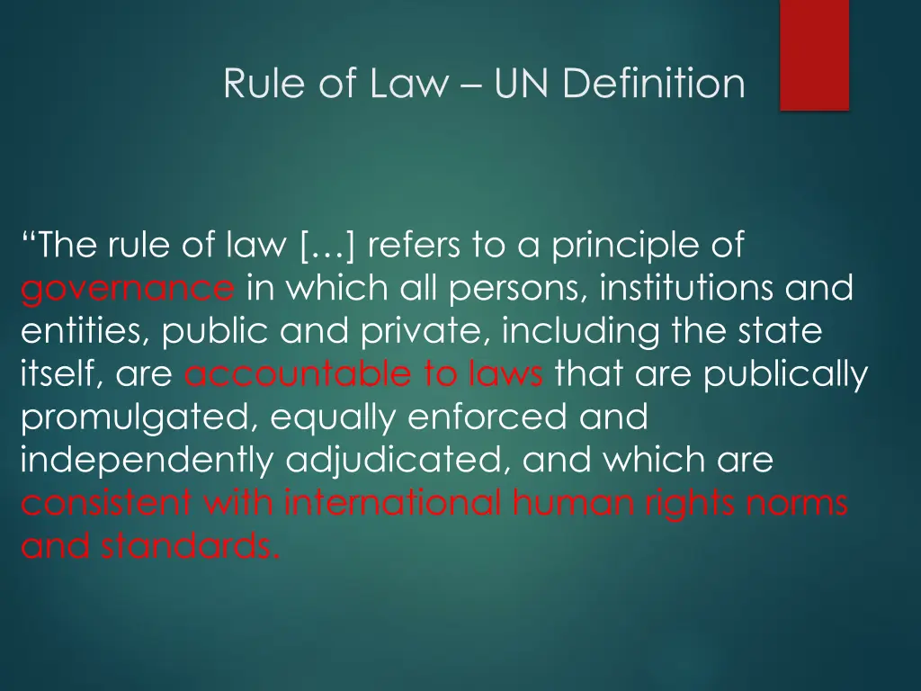 rule of law un definition