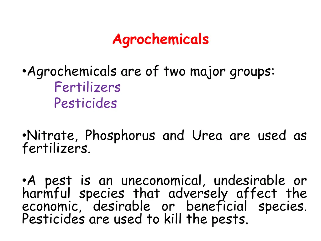 agrochemicals