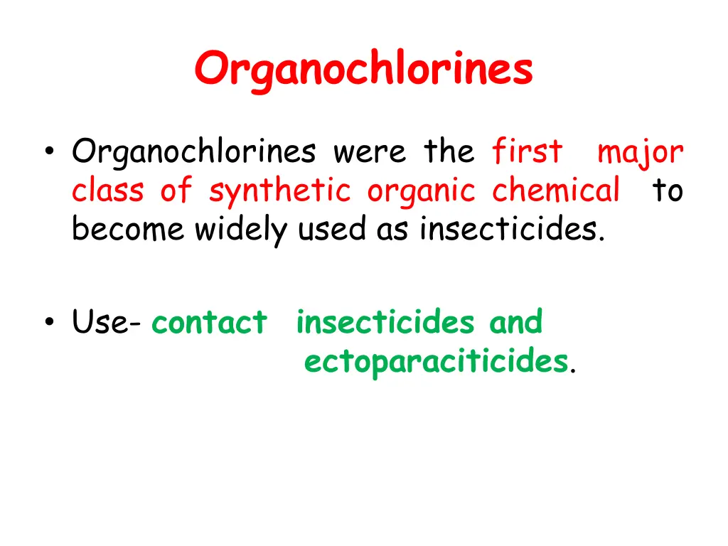organochlorines