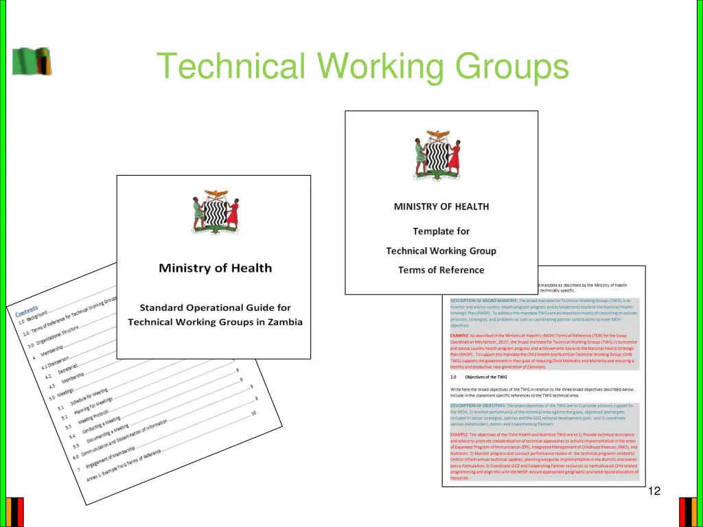 technical working groups 2