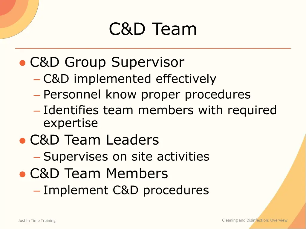 c d team