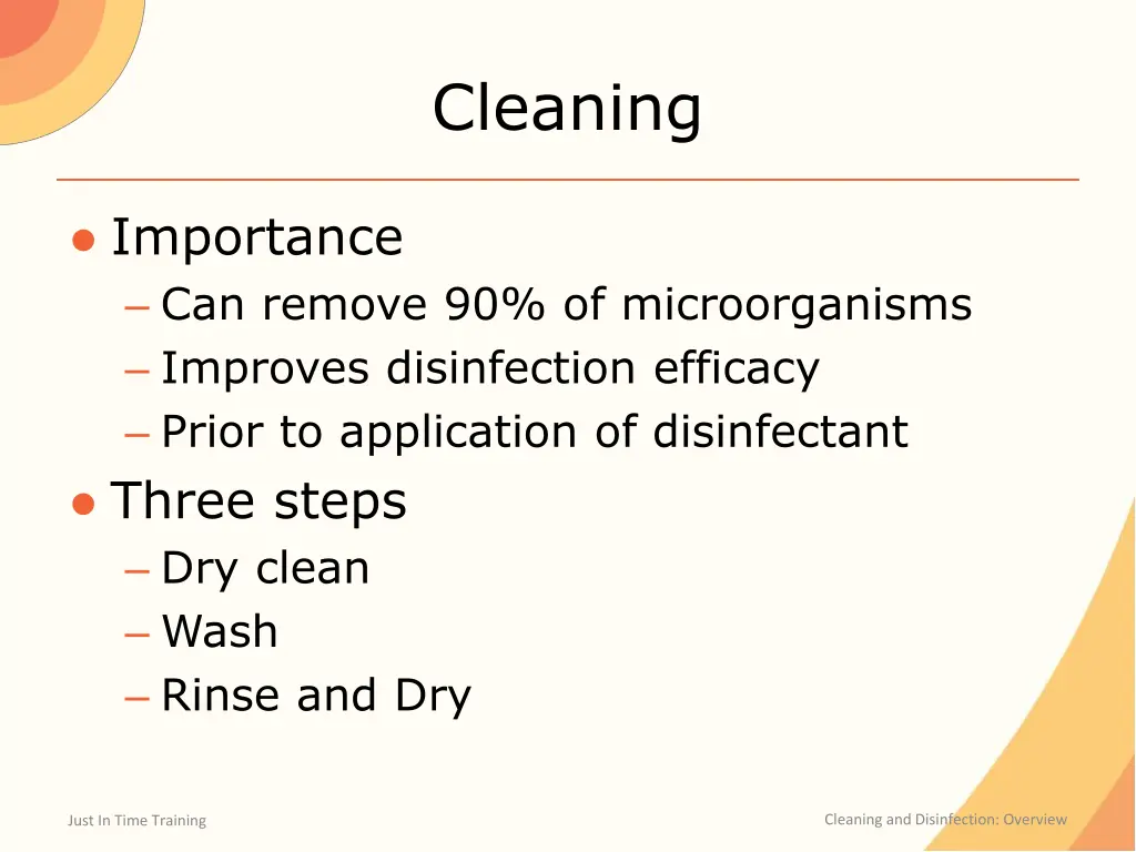 cleaning