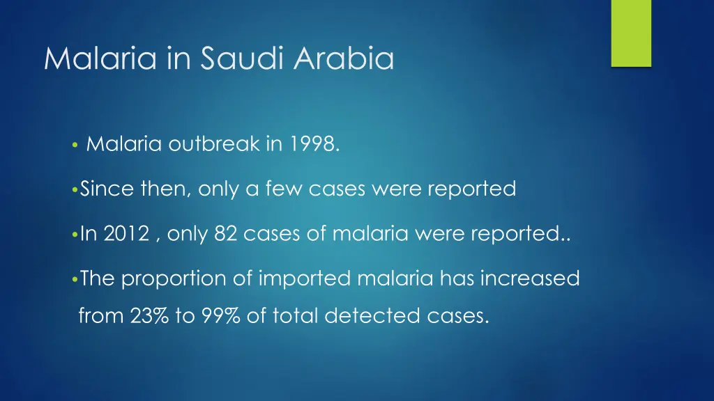 malaria in saudi arabia 1