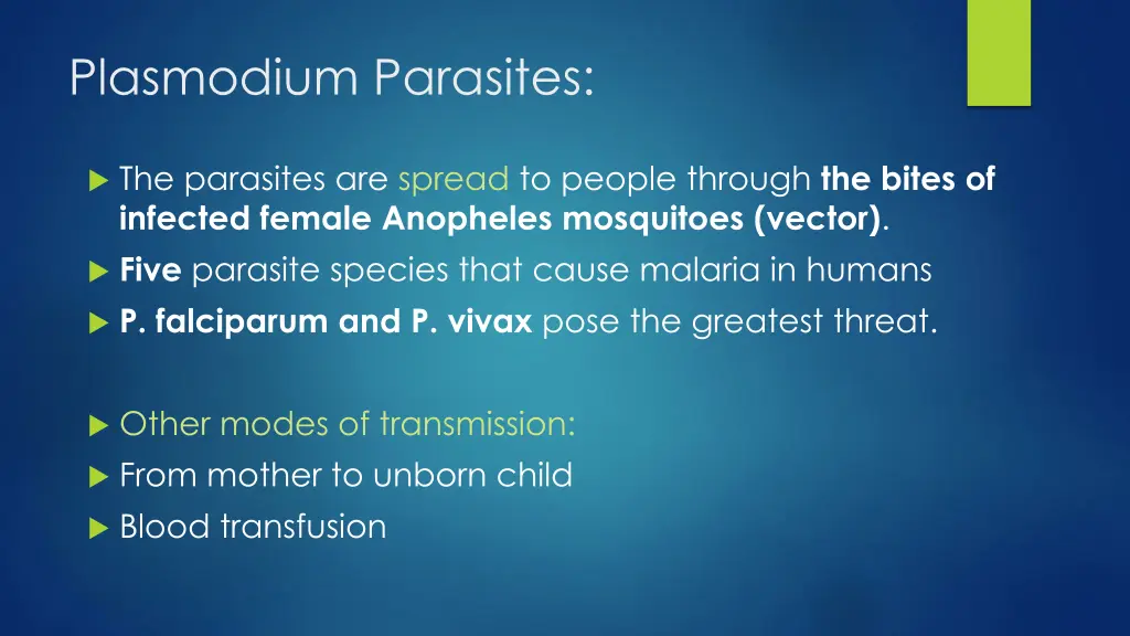 plasmodium parasites