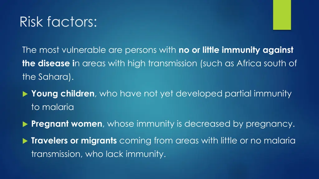 risk factors