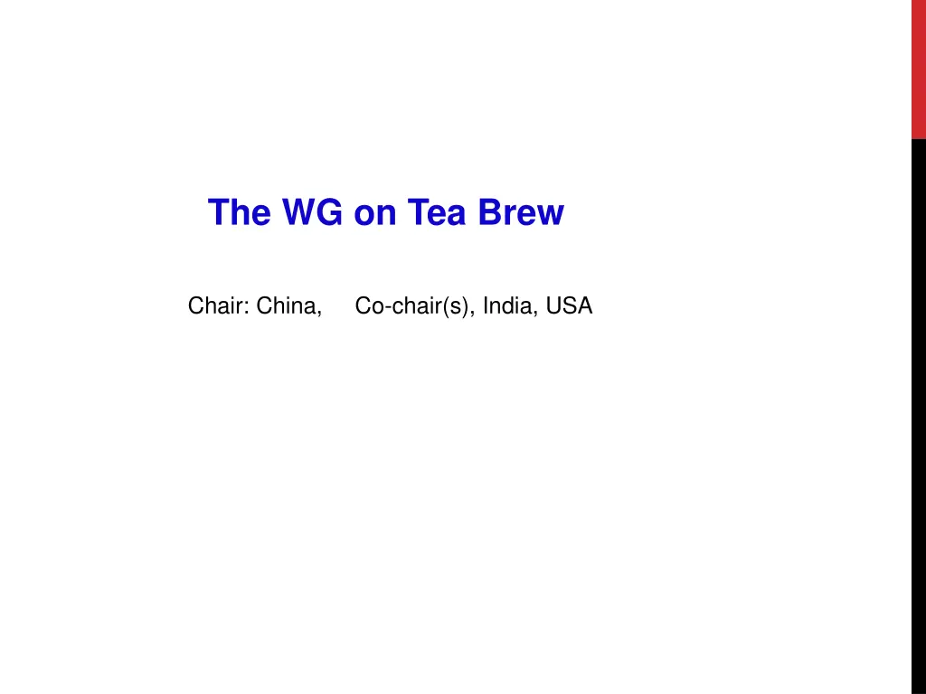 the wg on tea brew