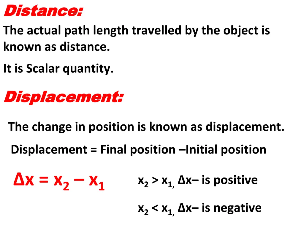 distance distance