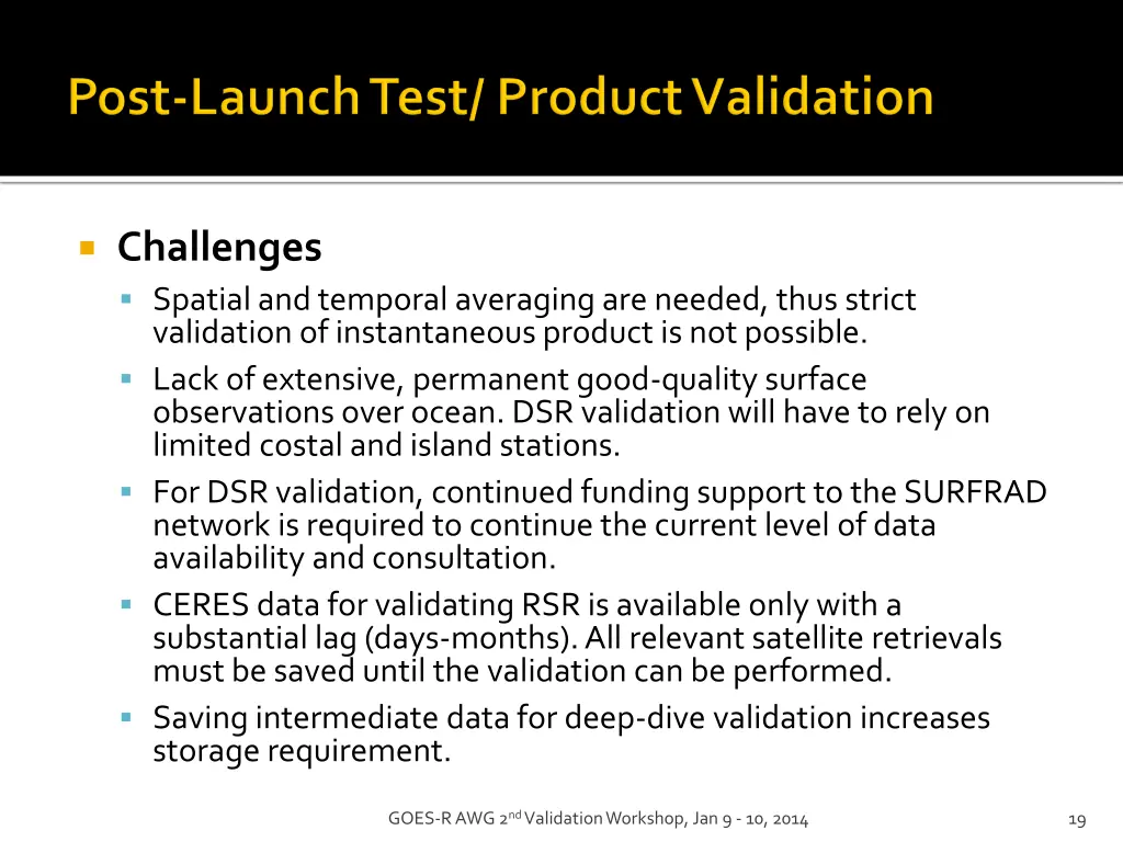 challenges spatial and temporal averaging