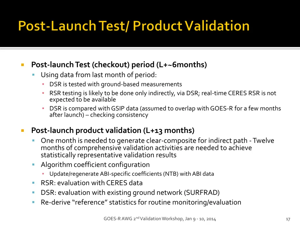 post launch test checkout period l 6months using