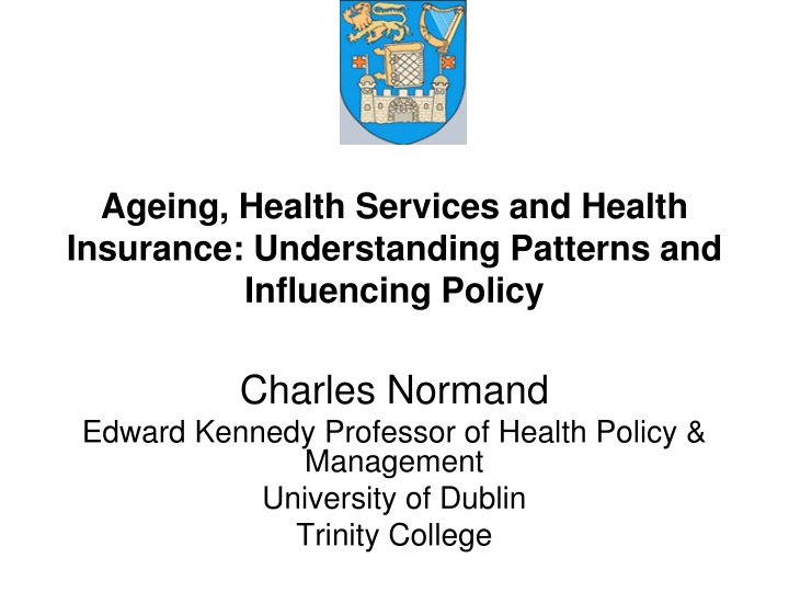 ageing health services and health insurance