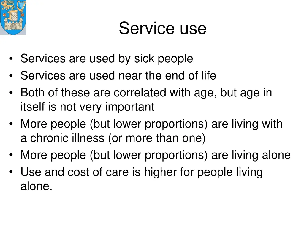 service use
