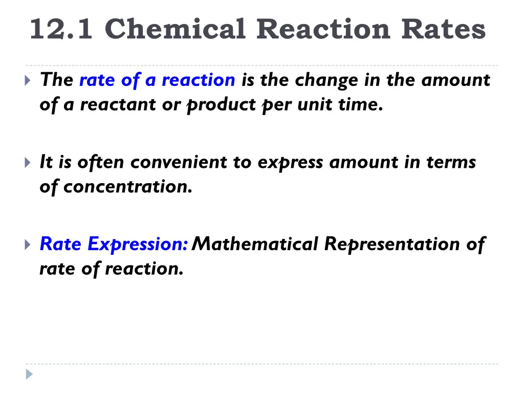 12 1 chemical reaction rates 1