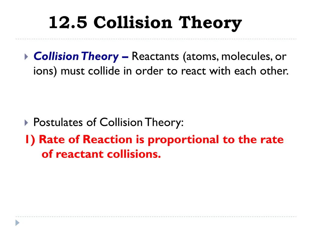 12 5 collision theory