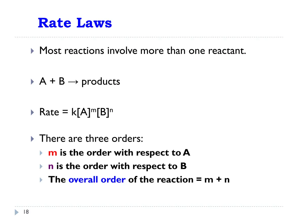 rate laws 2