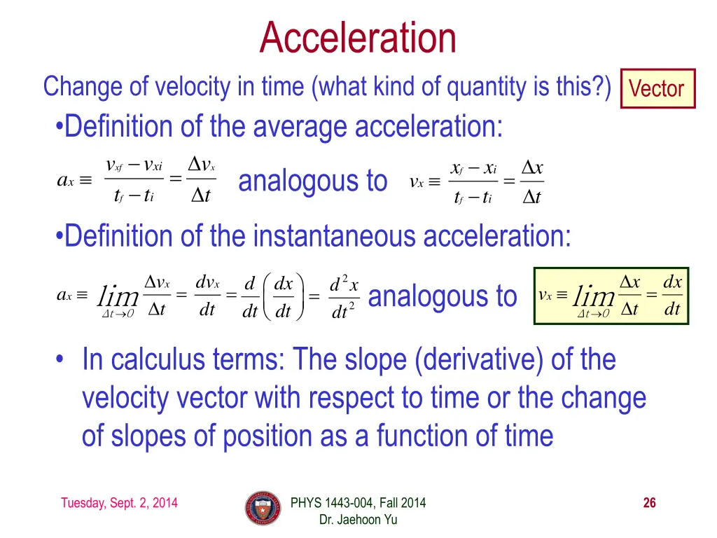 acceleration