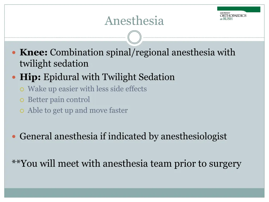 anesthesia