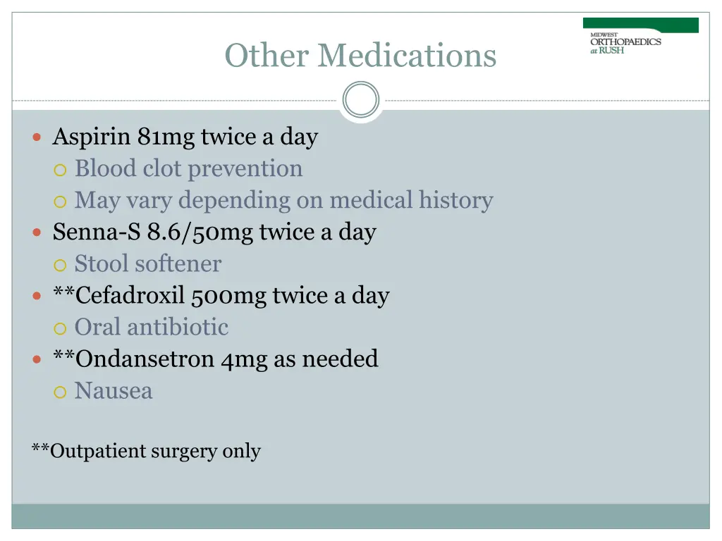 other medications