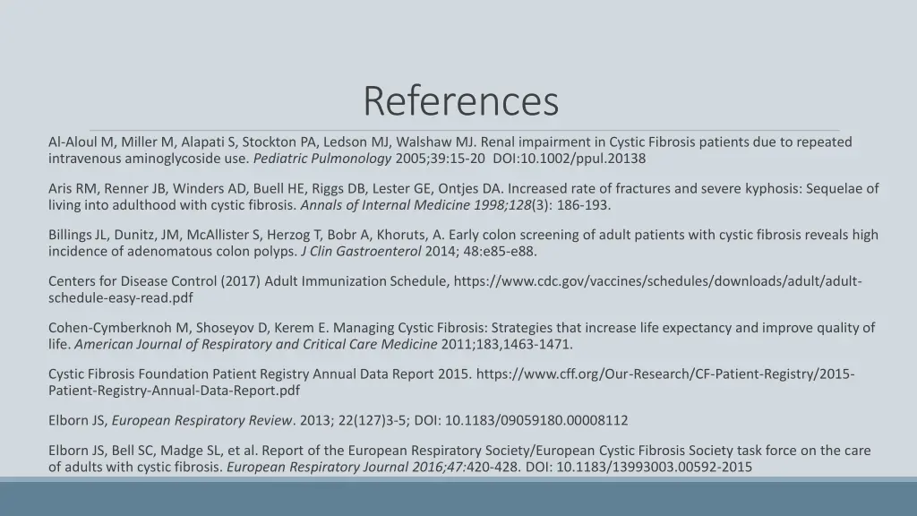 references