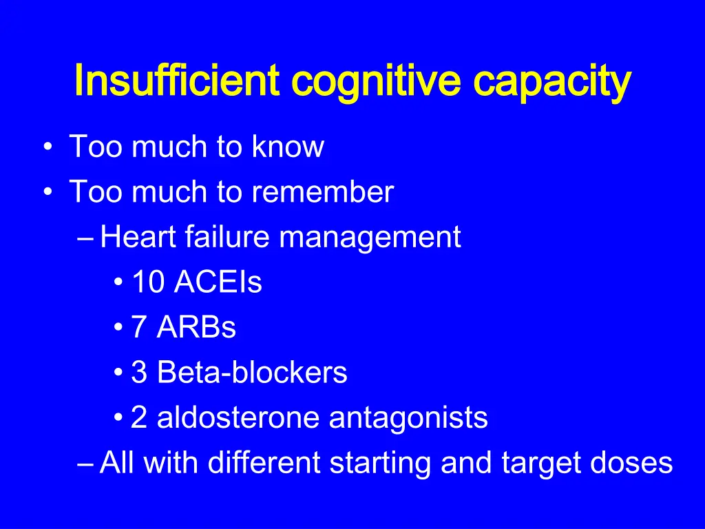 insufficient cognitive capacity insufficient 1