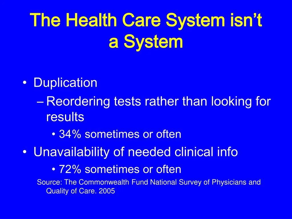 the health care system isn t the health care