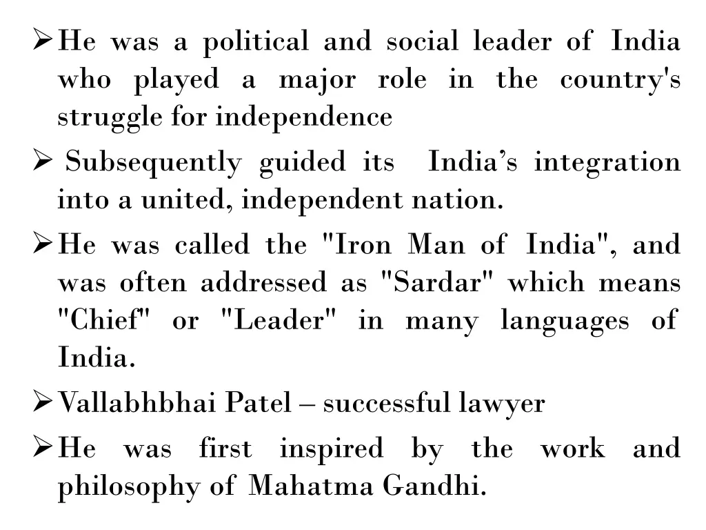 he was a political and social leader of india