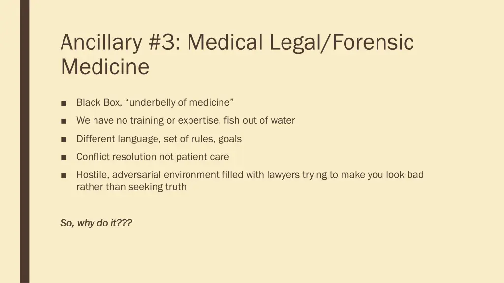 ancillary 3 medical legal forensic medicine