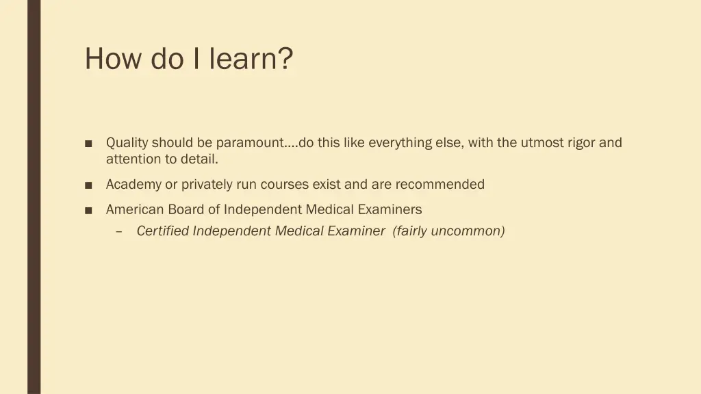 how do i learn