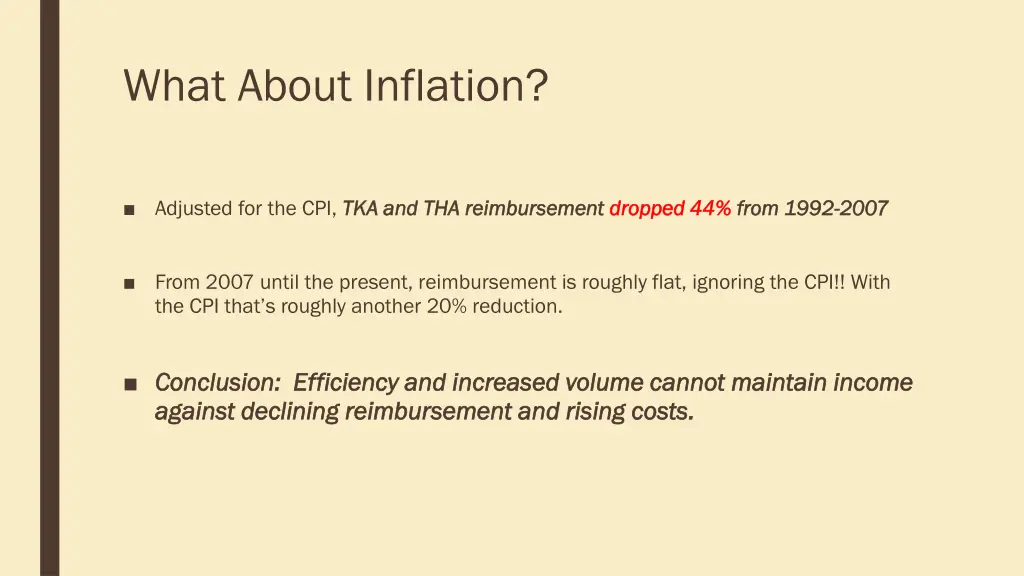 what about inflation