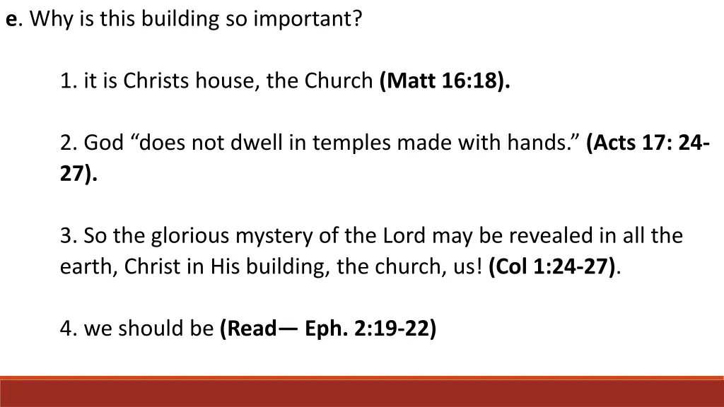 e why is this building so important