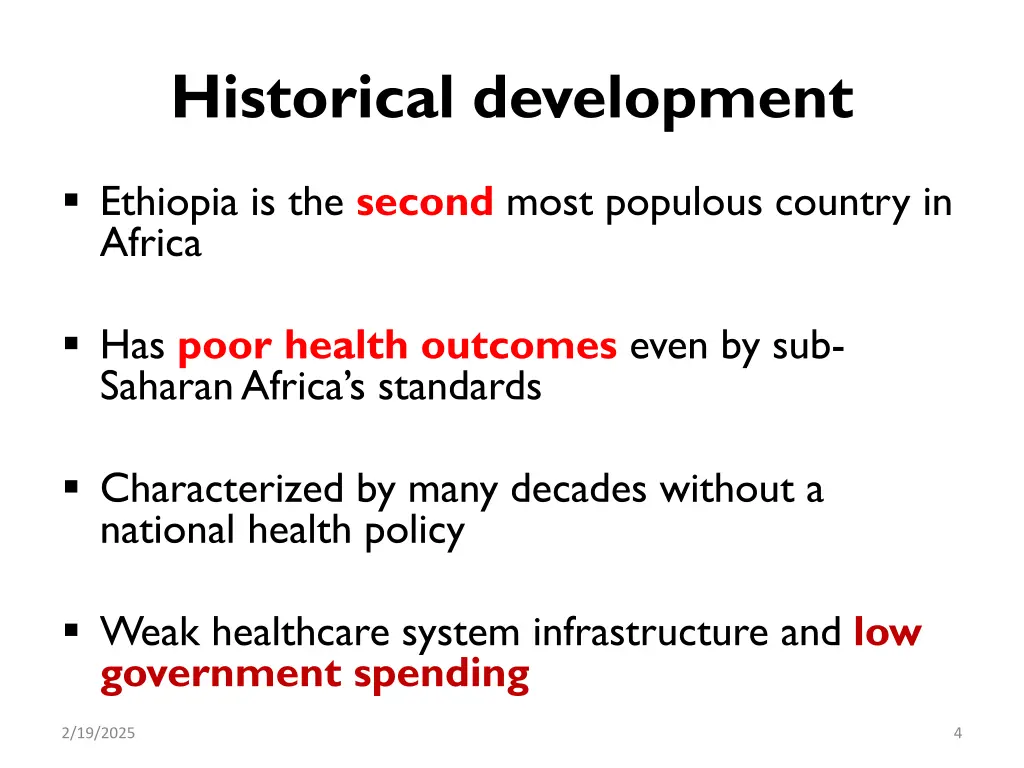 historical development