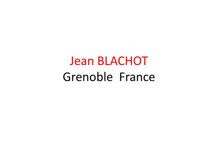 jean blachot grenoble france