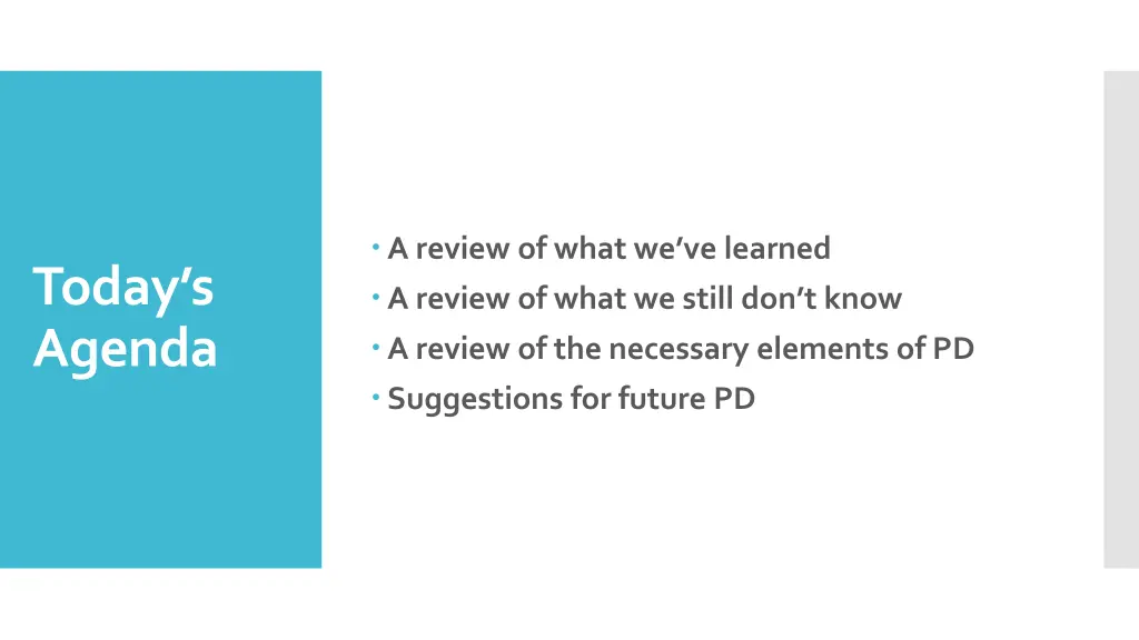 a review of what we ve learned a review of what