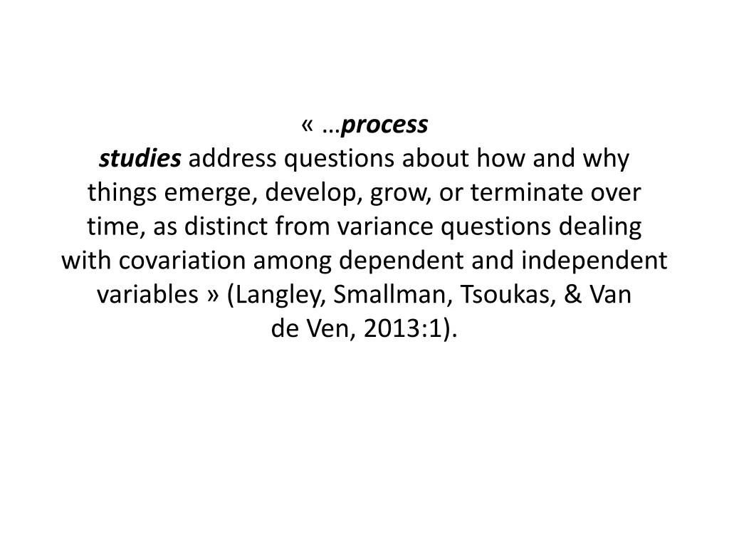 process