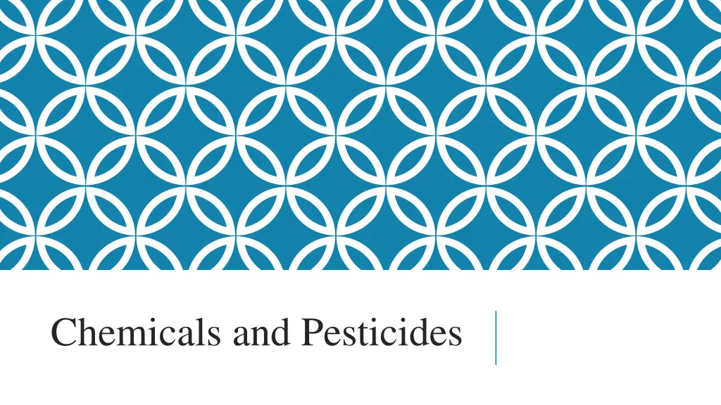 chemicals and pesticides