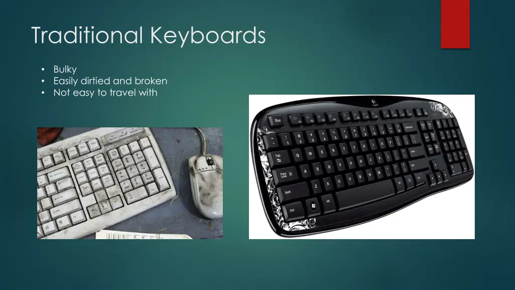 traditional keyboards