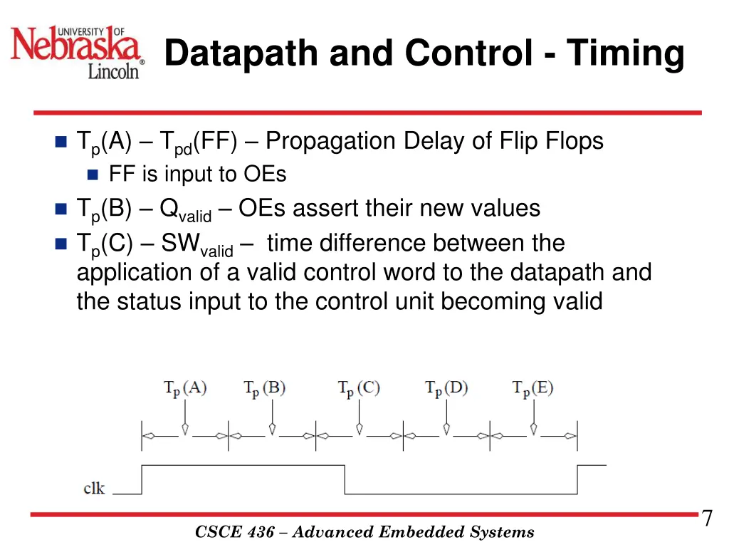 datapath and control timing 4