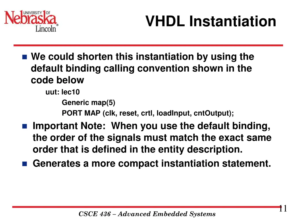 vhdl instantiation 2