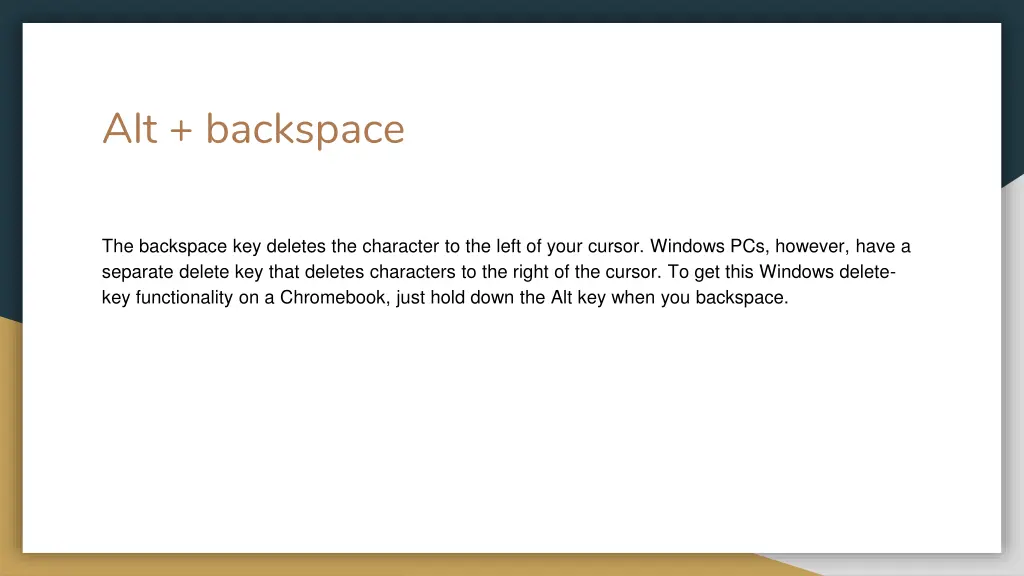alt backspace