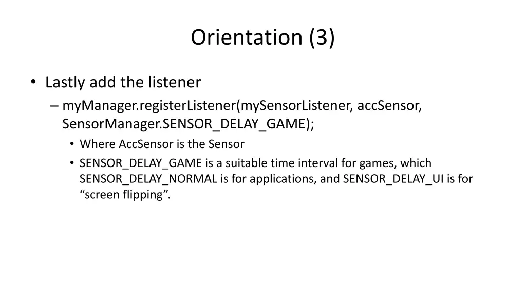 orientation 3