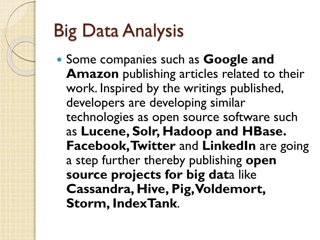 big data analysis 1