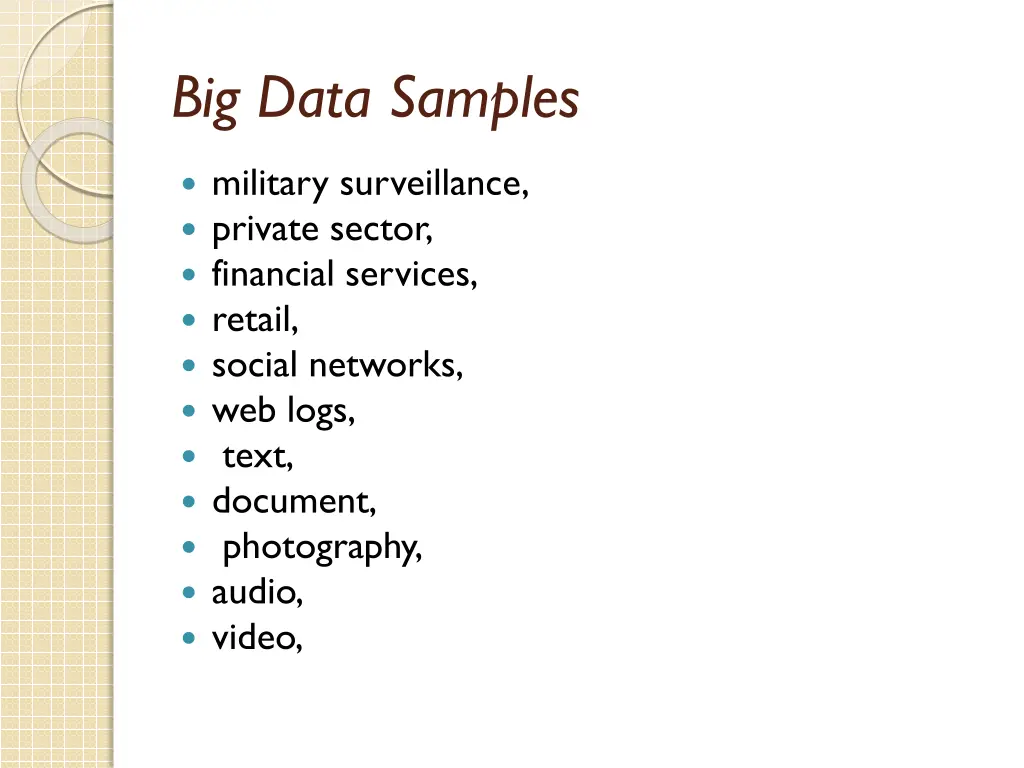 big data samples 1