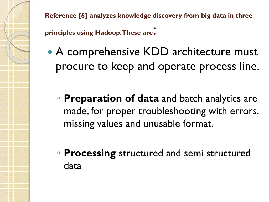 reference 6 analyzes knowledge discovery from 2