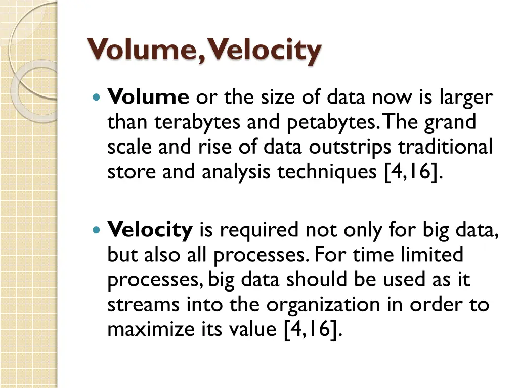 volume velocity