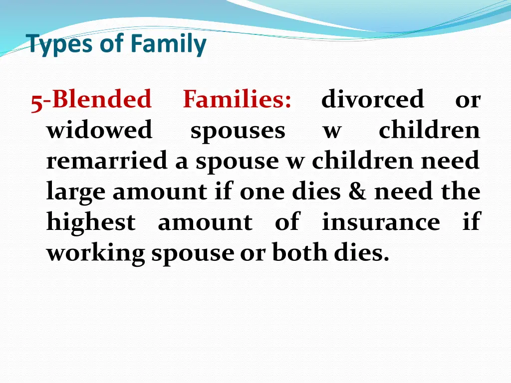 types of family 3