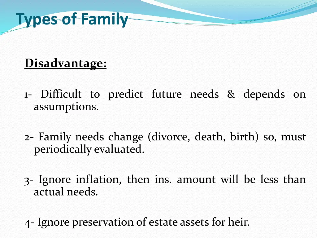 types of family 5