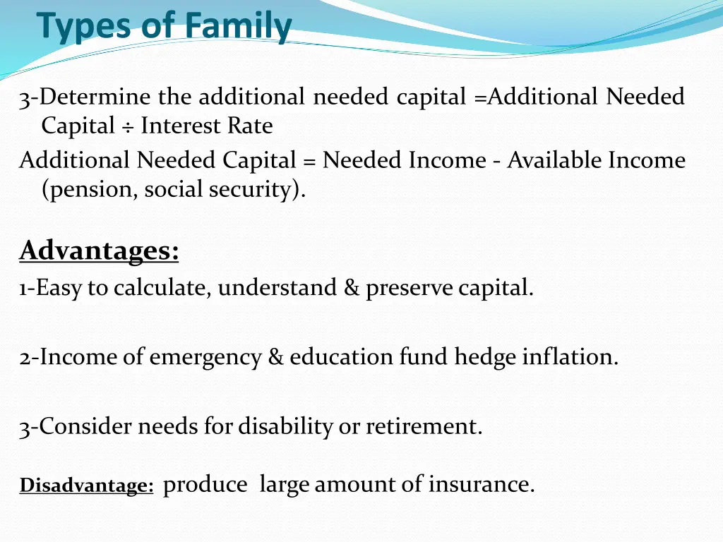 types of family 7