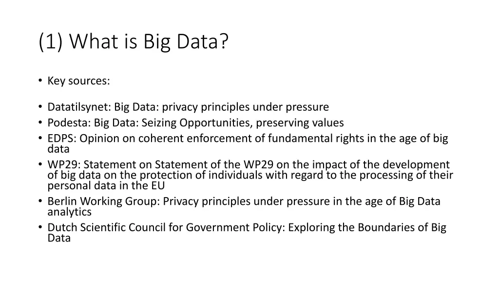 1 what is big data
